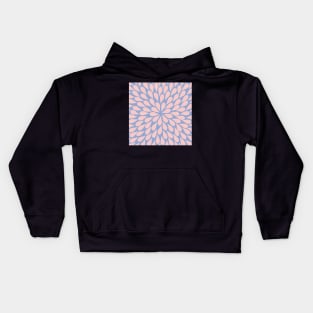 Petal Burst - Rose Quartz and Serenity Kids Hoodie